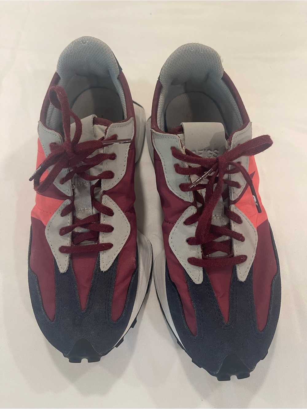 New Balance/Figs collaboration women Burgundy, Navy & Gray Athletic Sneakers